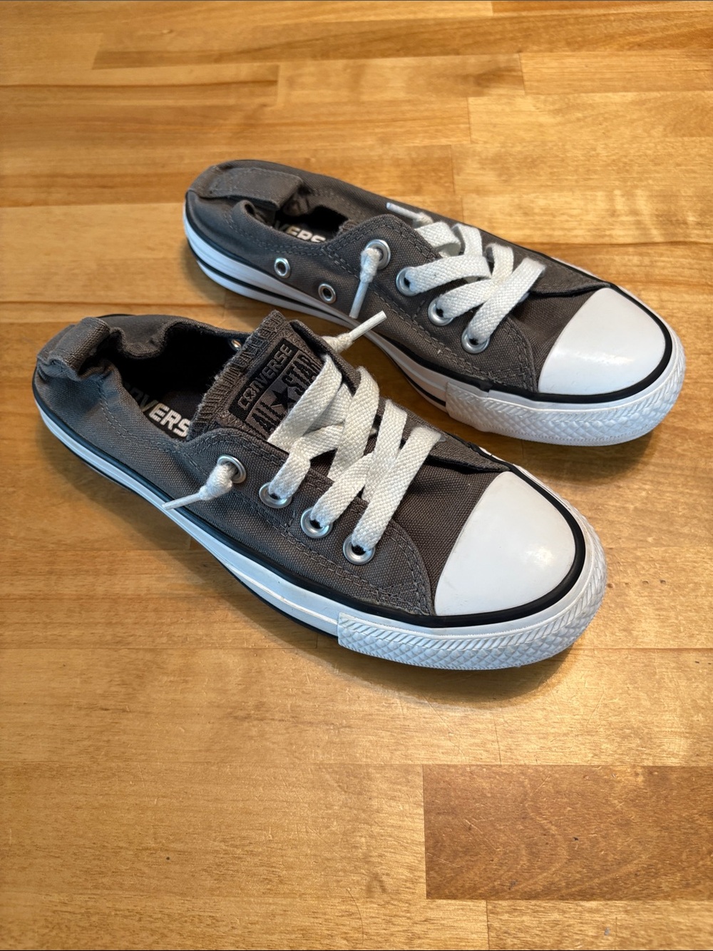 Women's Converse Chuck Taylor All Star Charcoal Shoreline Slip On Sneakers
